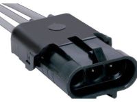 GM 12126012 Connector, Computer Control Sensors, Black