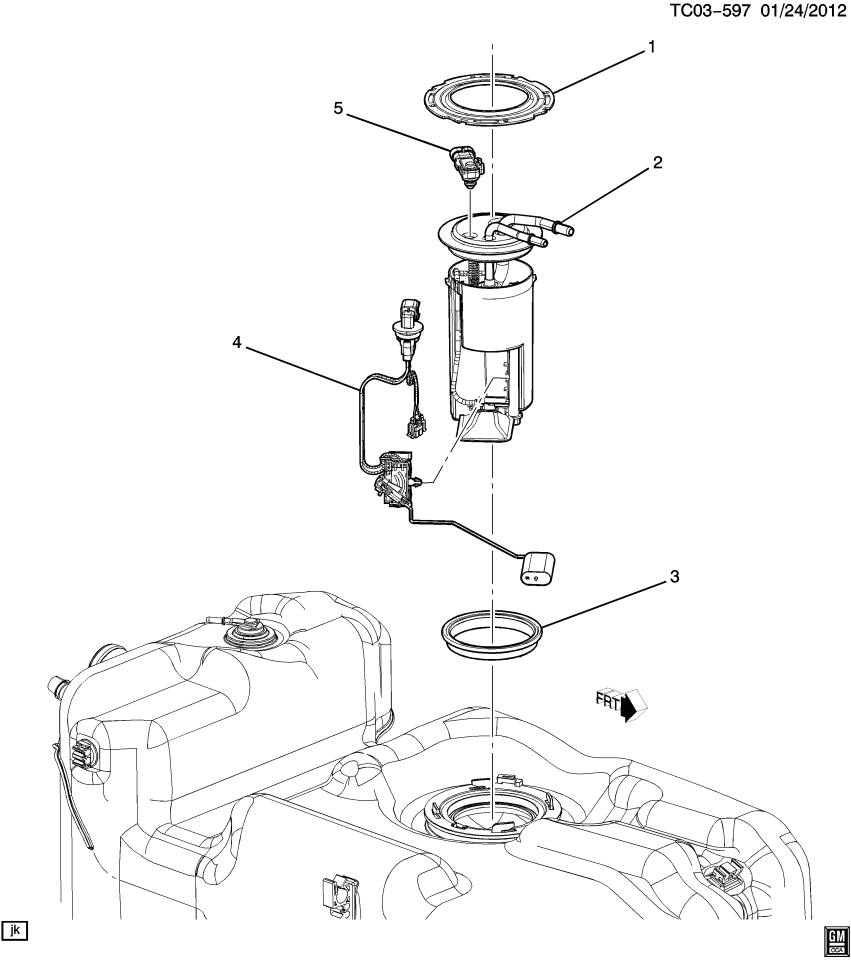 GM 88966958 Sensor Kit, Fuel Tank Meter/Pump