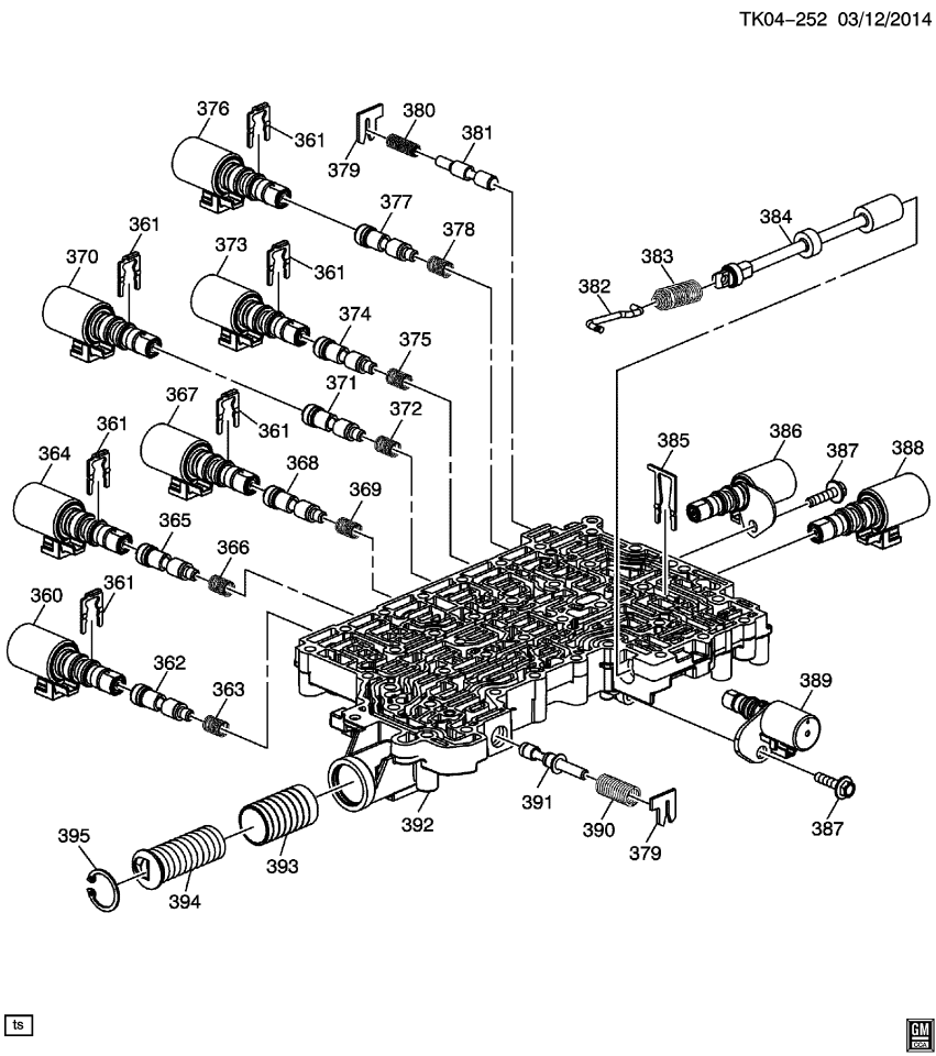 GM 24259966 Valve, Transmission Detent