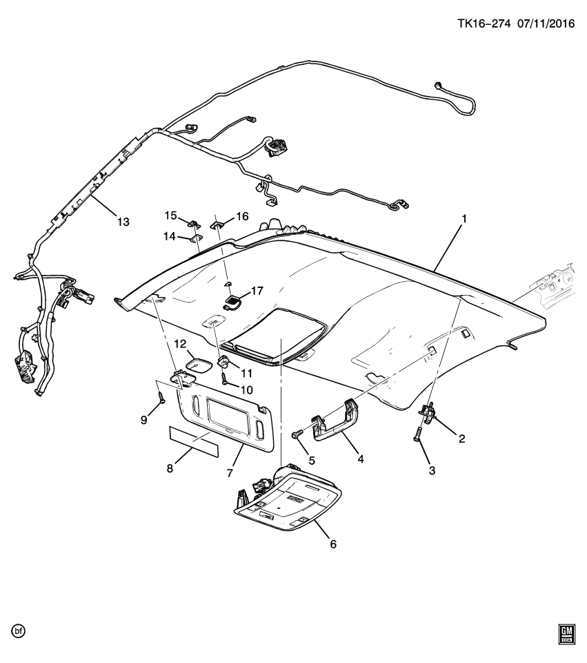 GM 84247206 Sunshade, Sunshade