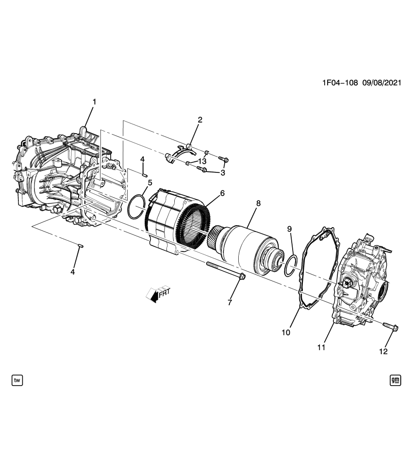 GM 25194744 Shim, Transmission Main Drive Gear(Clutch)