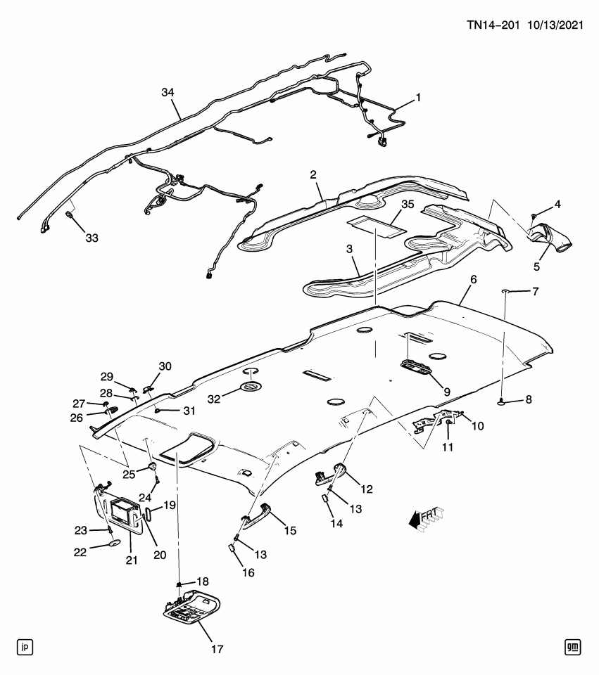 GM 84424797 Harness, Body Wiring