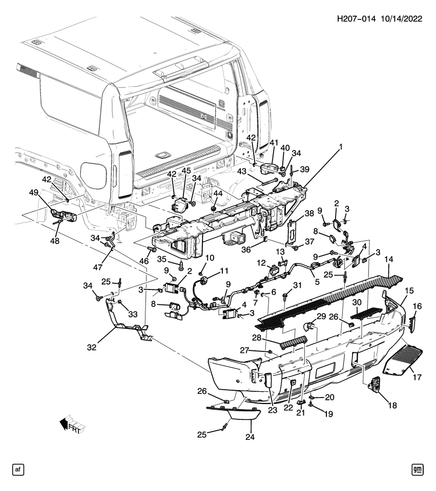 GM 85611756 Transceiver, Door Lock Remote Control Inside