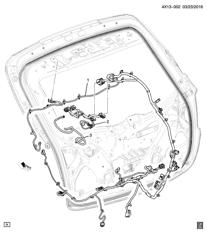 GM 84148410 Harness, Body Wiring