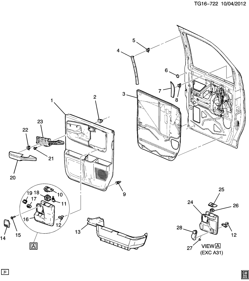 GM 15136567 Plate, Door And End Gate Electrical
