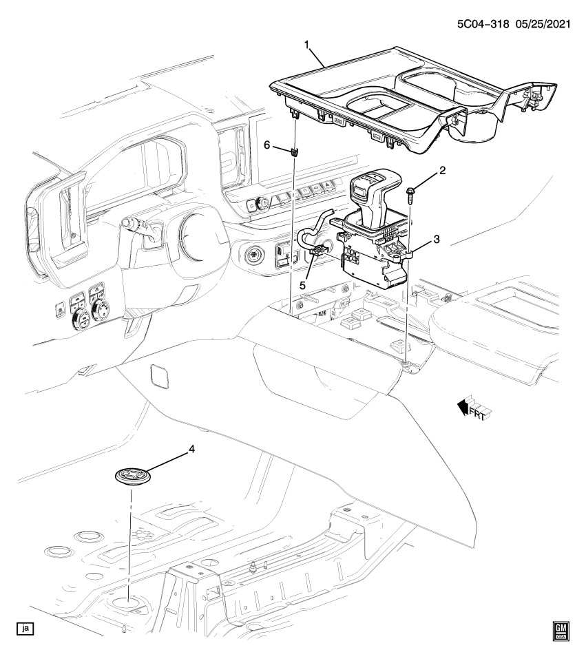 GM 87842758 Control, Transmission Shift