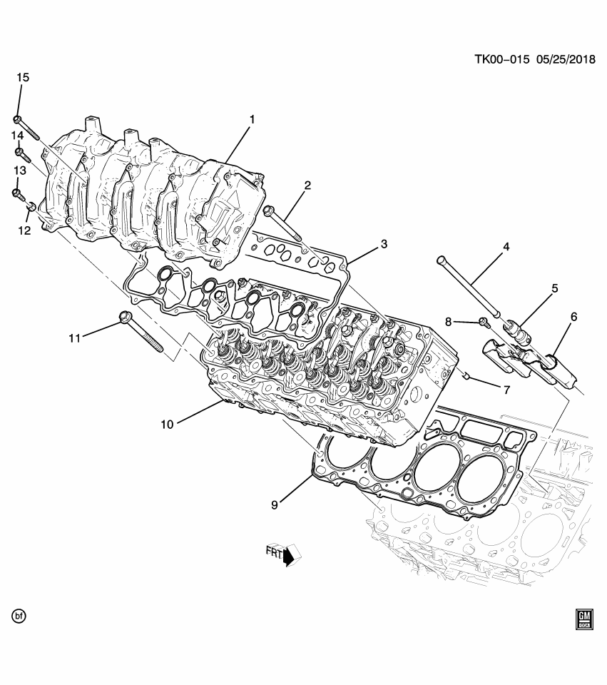 GM 11548837 Bolt, Engine Cylinder Head