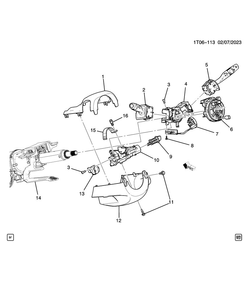 GM 39155106 Bolt, Theft Deterrent Or Front / Rear / Side / Intake Object