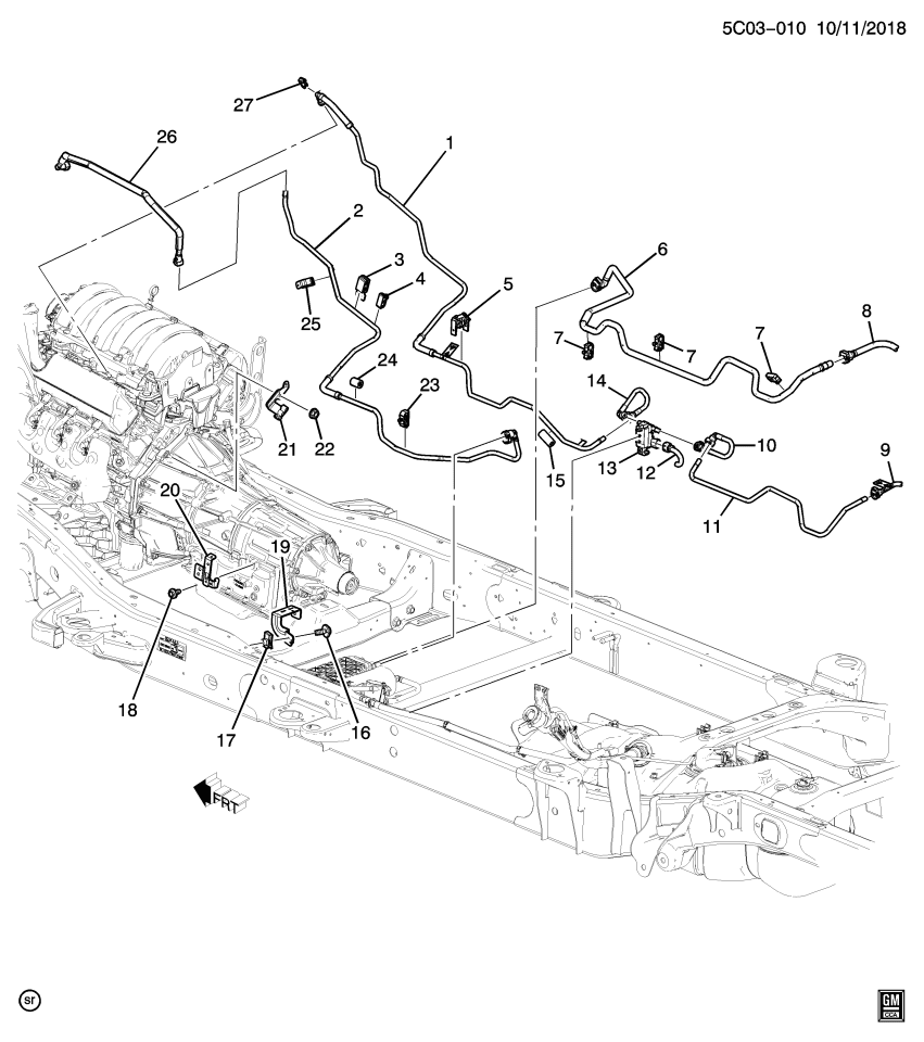 GM 84574632 Hose, Fuel Line