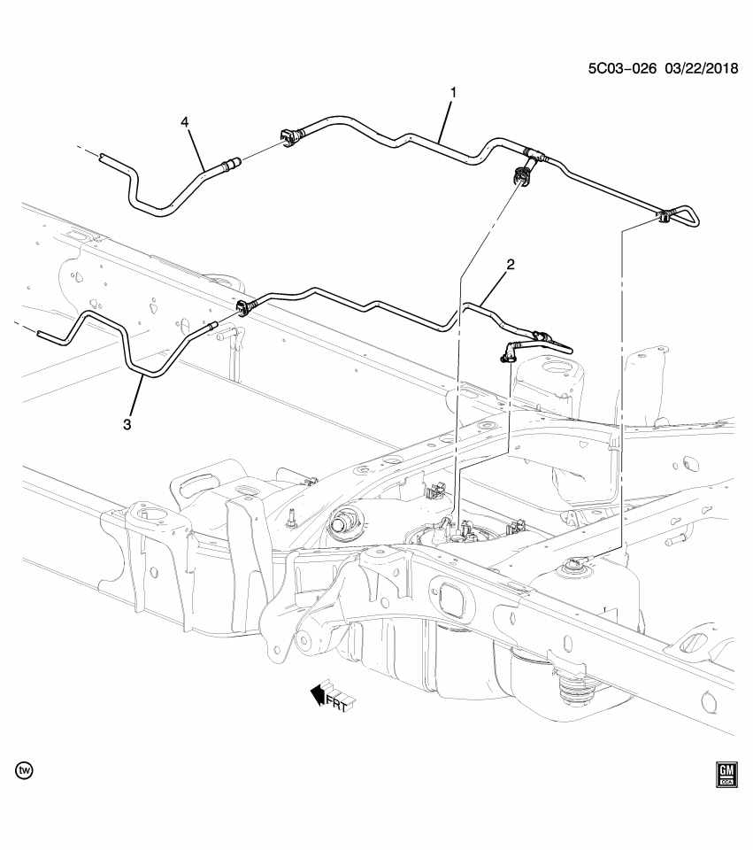 GM 85569362 Hose, Fuel Line
