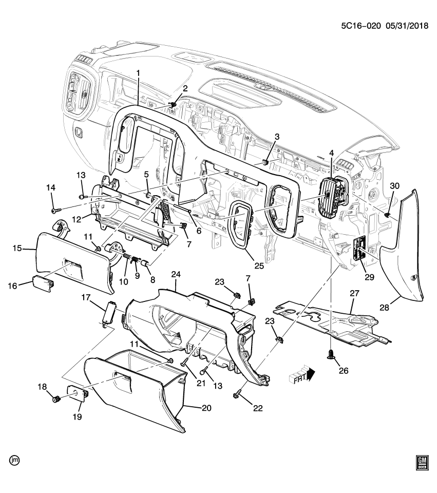 GM 85102608 Label, Emissions And Cautions