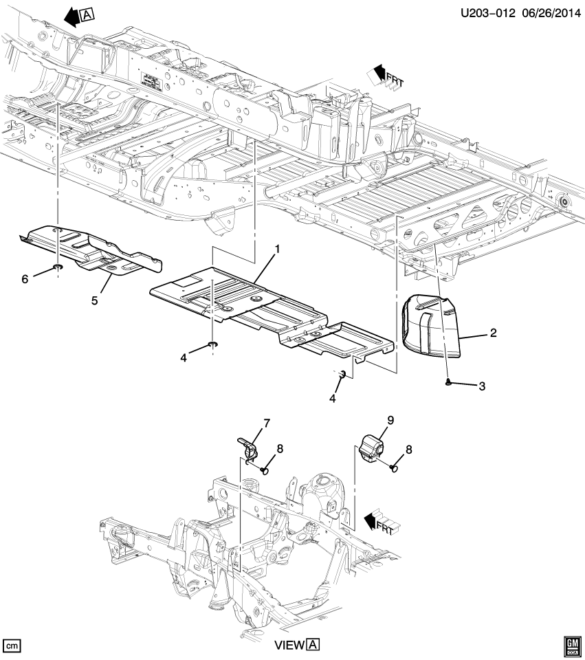 GM 52025062 Shield, Exhaust Tail Pipe