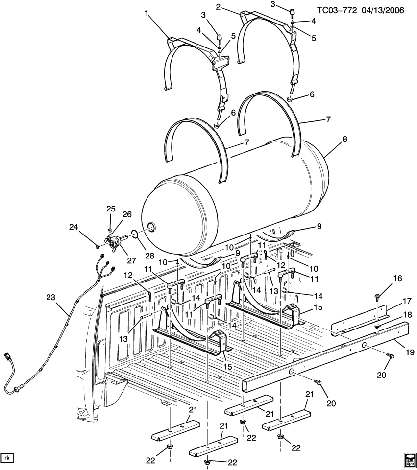 GM 52370042 Plug, Fuel