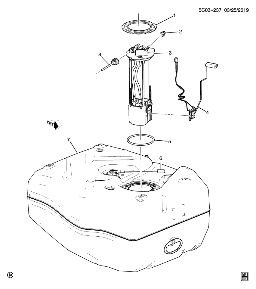 GM 84989637 Module Kit, Fuel Tank Meter/Pump