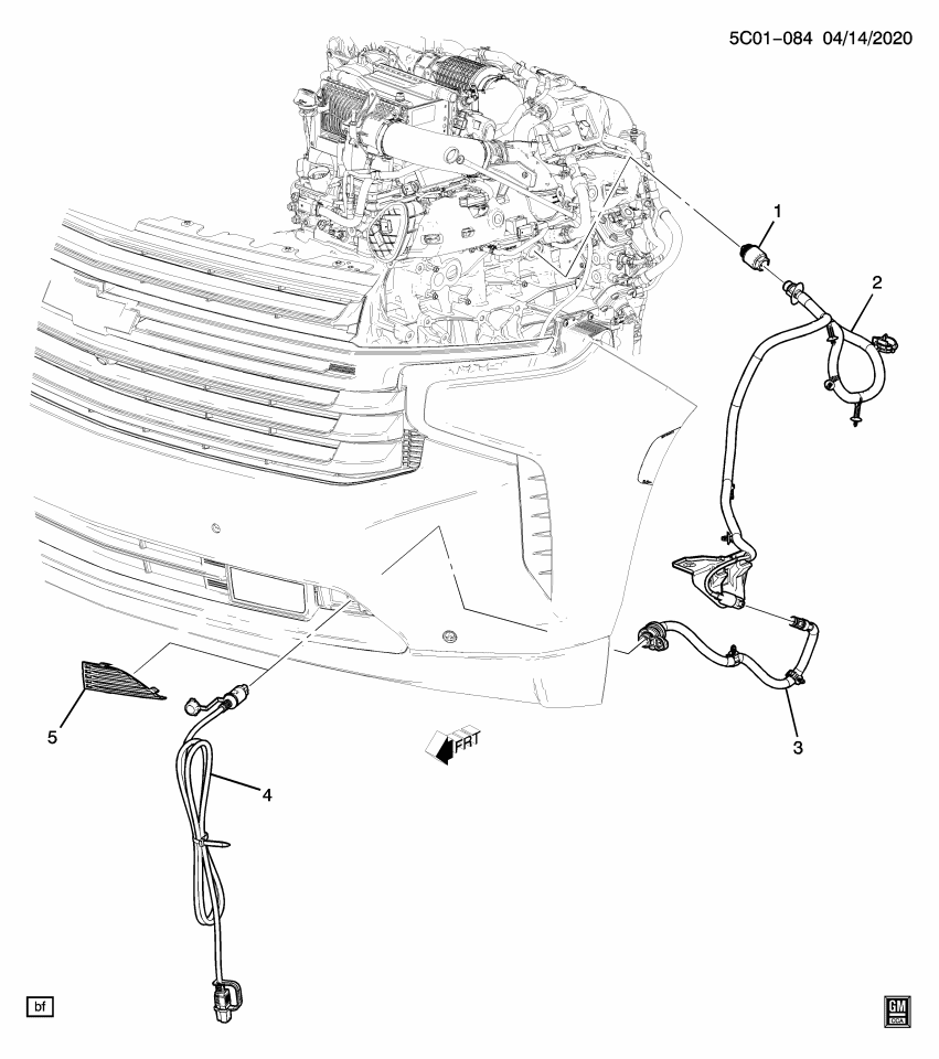 GM 84963072 Cord, Engine Coolant Heater