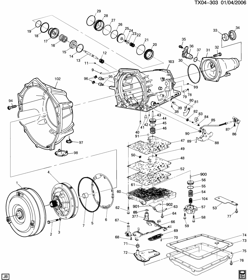 GM 24298347 Harness, Transmission Converter