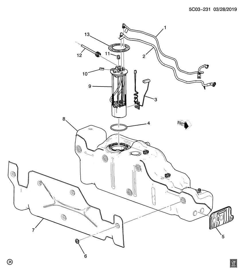 GM 85546690 Pipe, Fuel Line