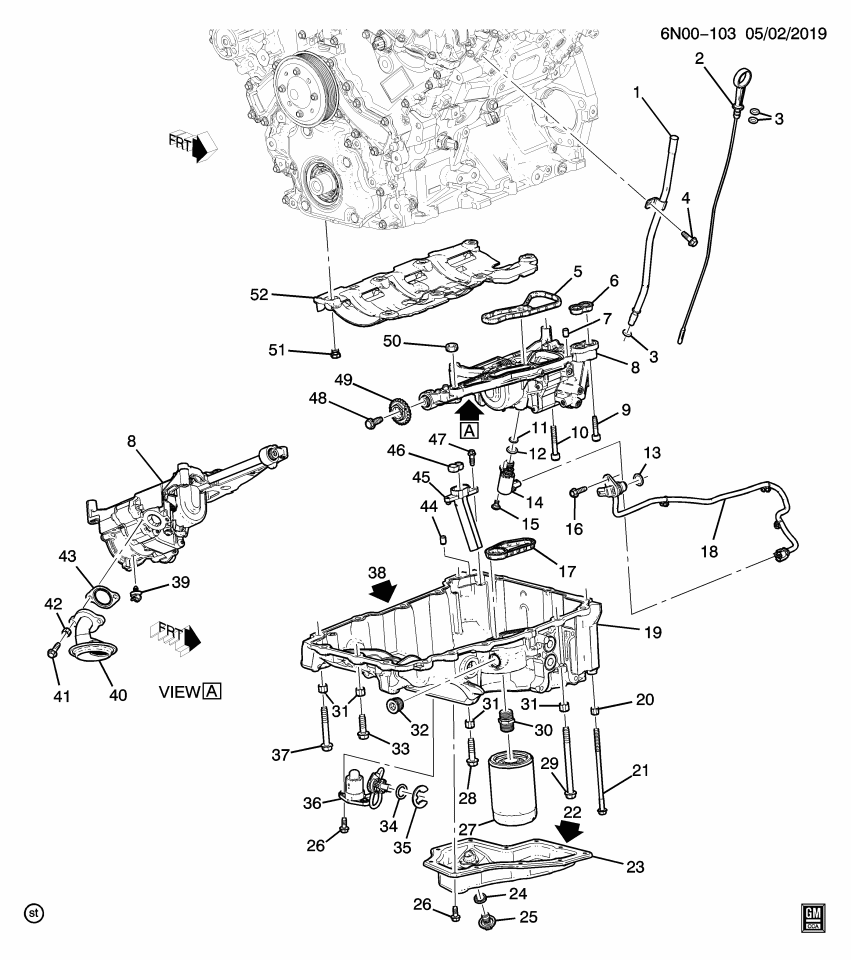 GM 19417842 Filter, Engine Oil Filter