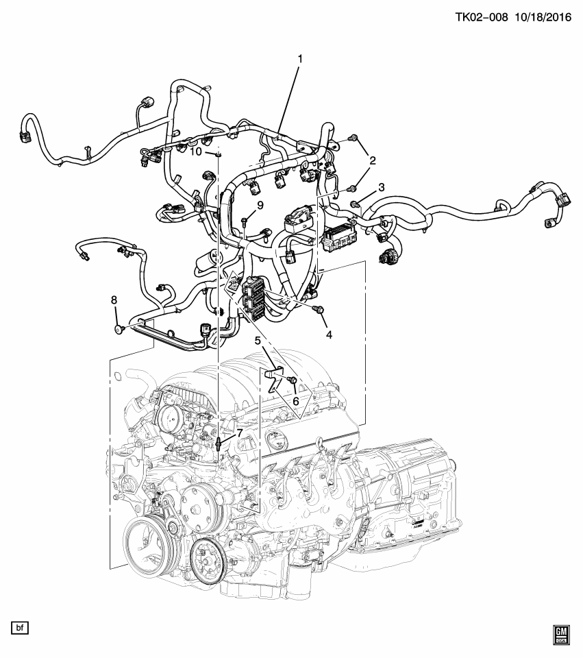 GM 84409065 Harness, Engine Wiring