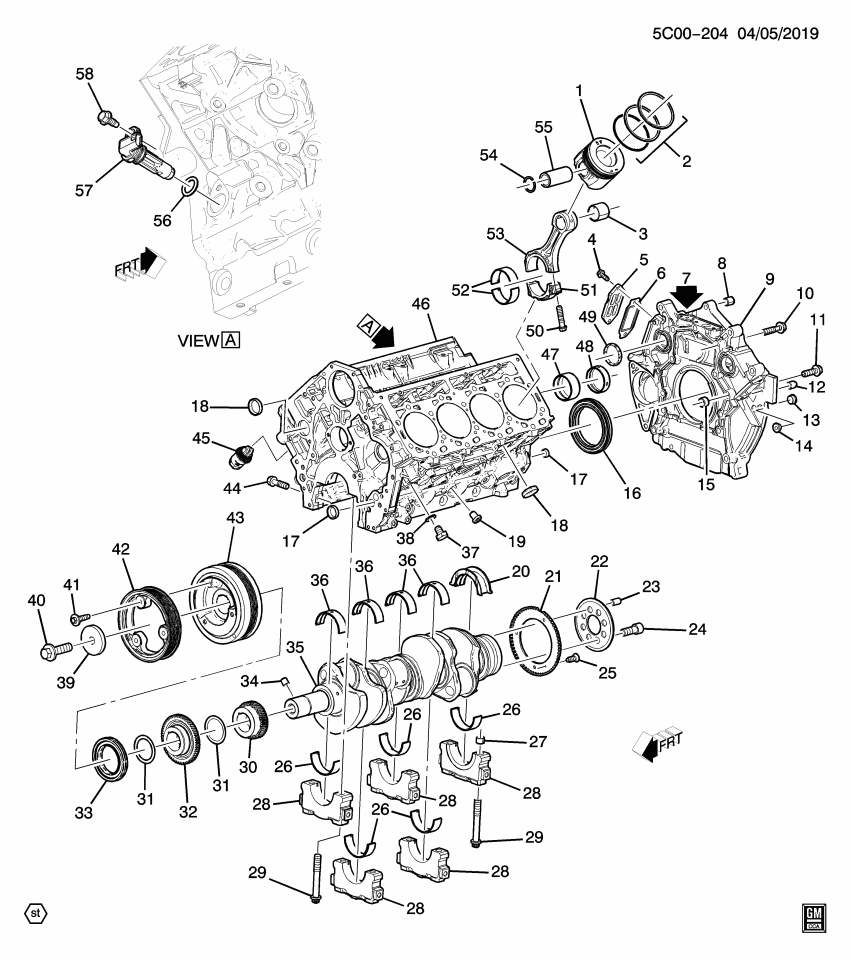 GM 12698239 Cover, Flywheel & Clutch & Converter Housing
