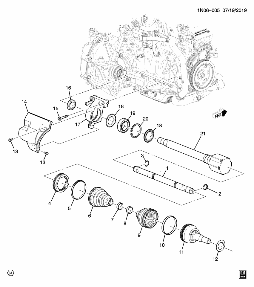 GM 84518626 Shield, Front Wheel Drive Axle Shaft