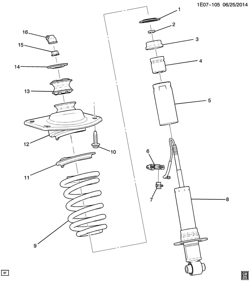 GM 92278225 Clip, Chassis/Engine Wiring Harness