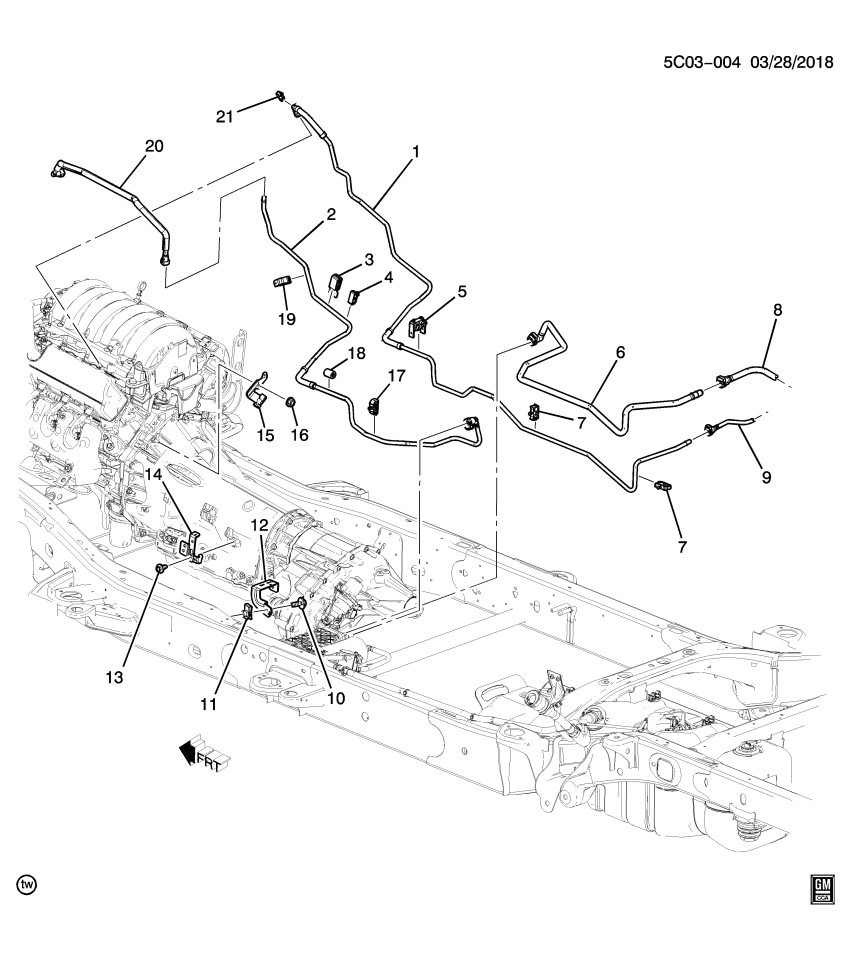 GM 85569367 Hose, Fuel Line
