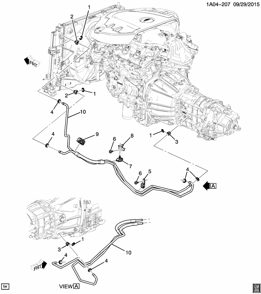 GM 23390132 Pipe, Transmission Oil Cooler