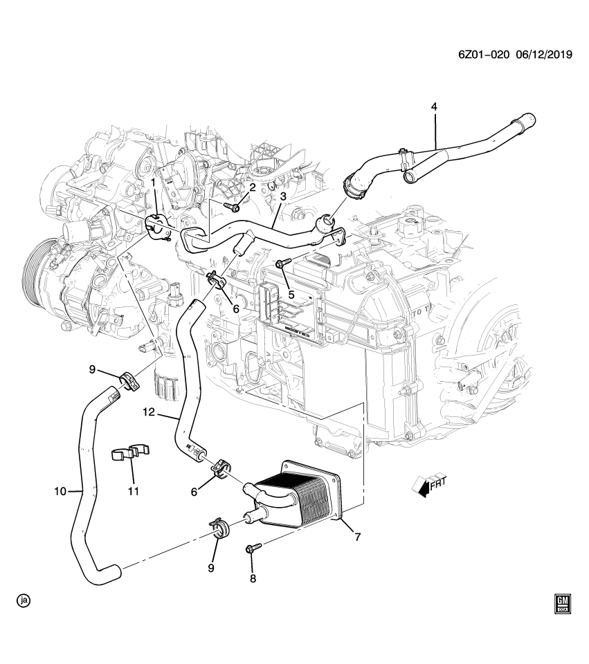 GM 55495897 Pipe, Engine Coolant By - Pass