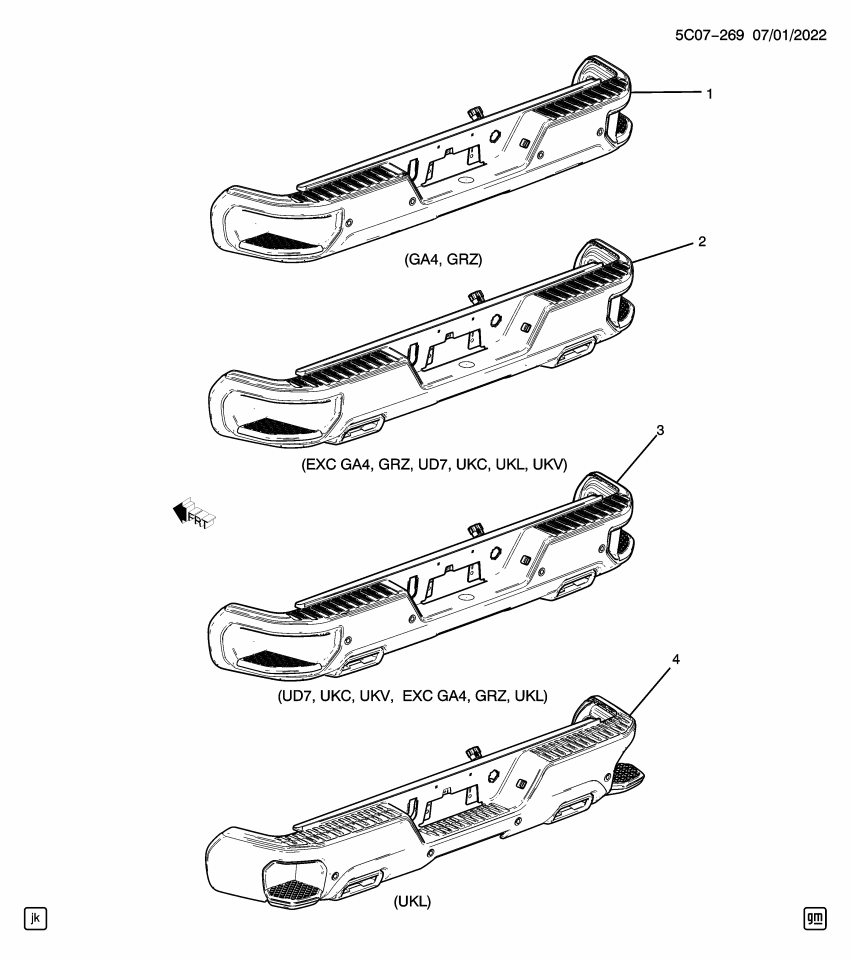 GM 87848724 Bar, Front And Rear Bumper/Fascia Face