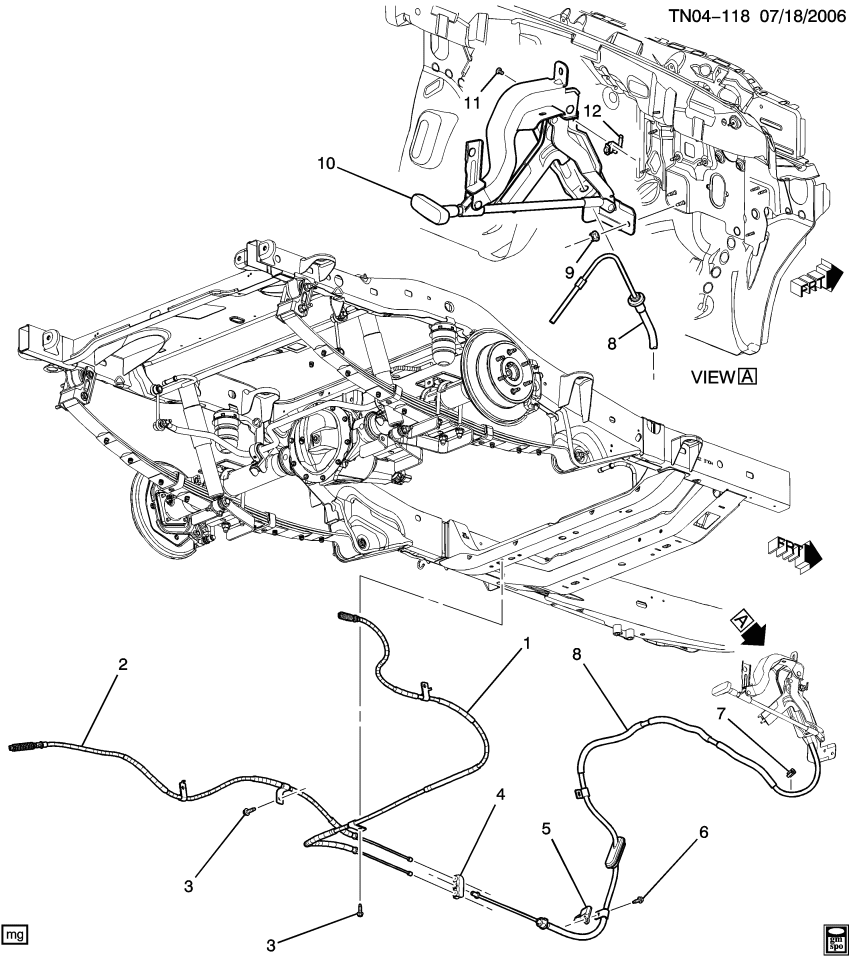 GM 97032276 Switch, Parking Brake Indicator