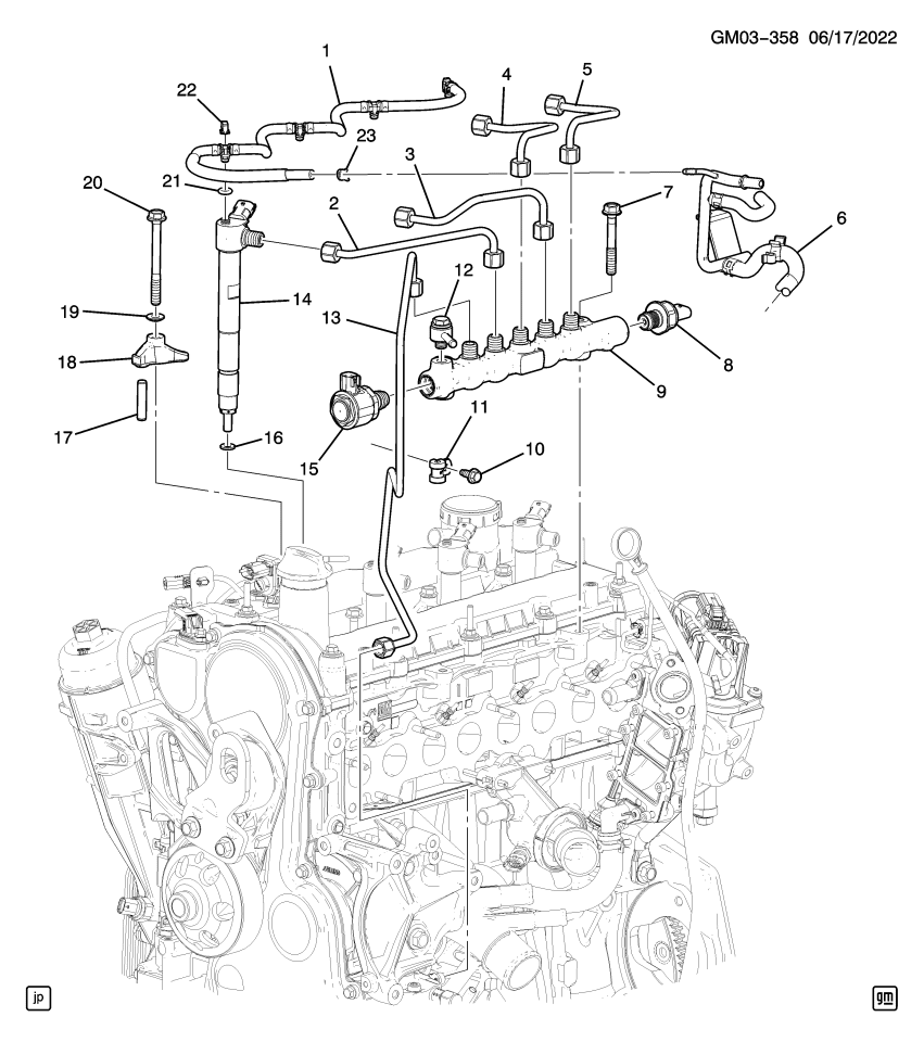 GM 55506065 Pipe, Fuel Line