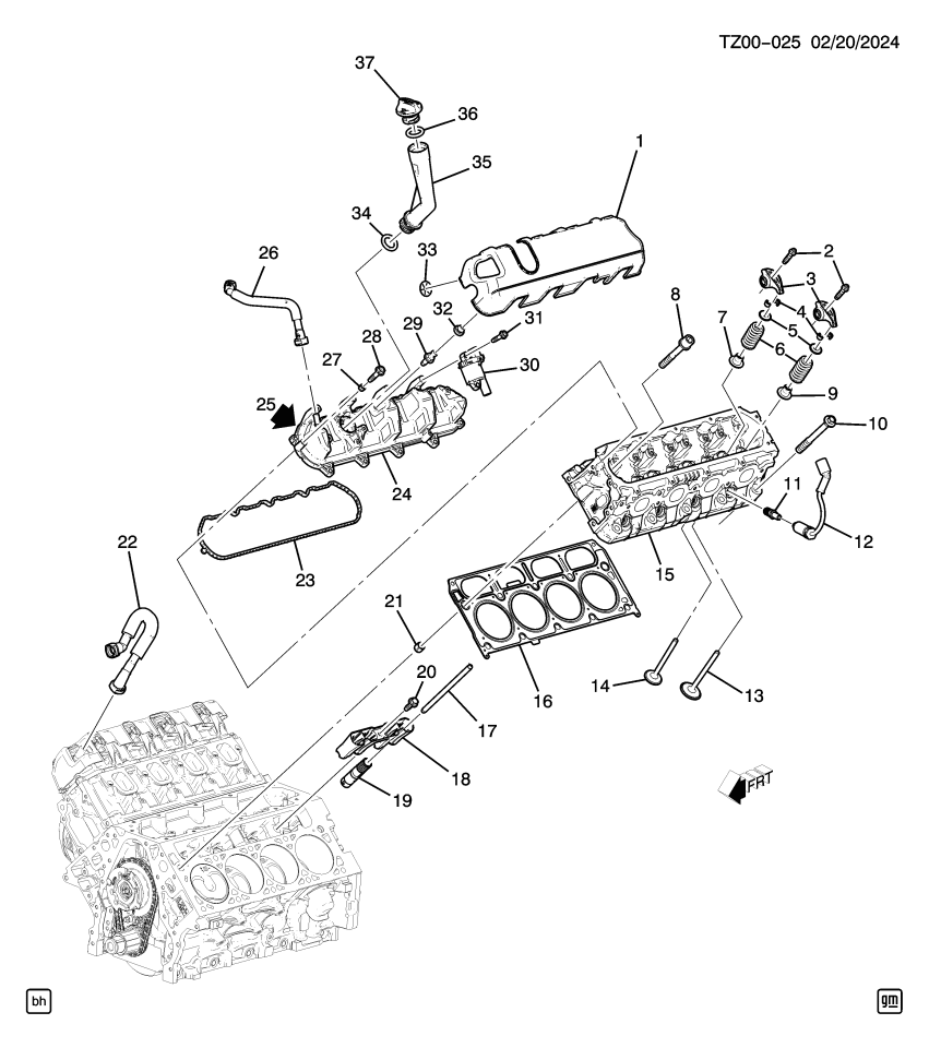 GM 12729667 Tube, Engine Crankcase Ventilation