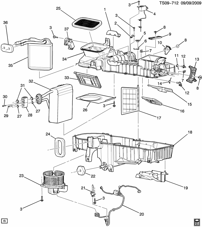 GM 89018346 Spring, Air Distributor