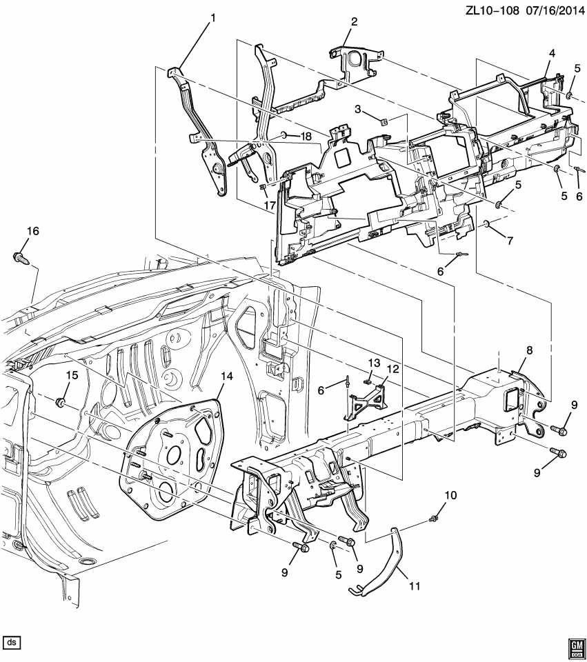 GM 22904403 Panel, Instrument Panel