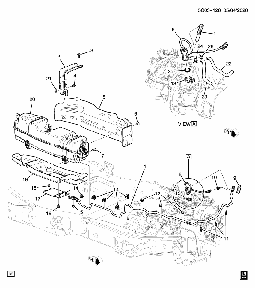 GM 11548588 Nut, Evaporation Emission System(Fuel Tank End)