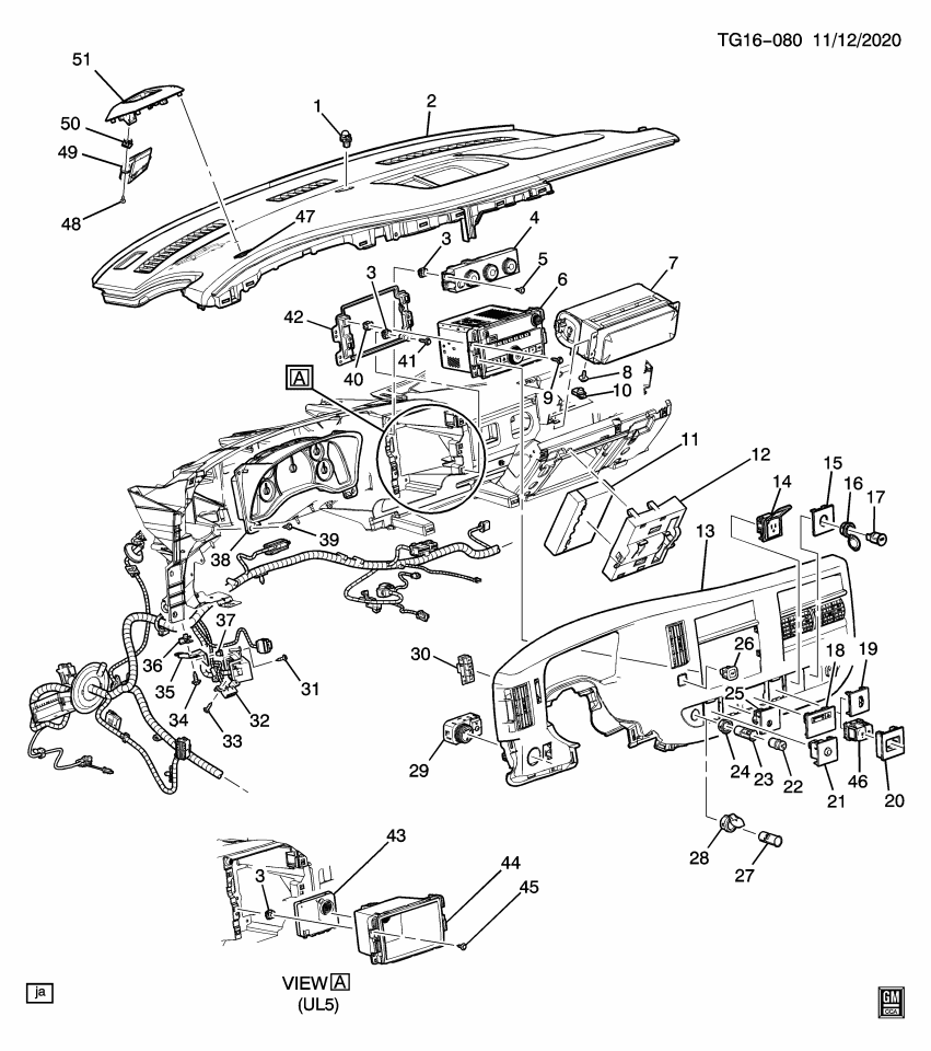 GM 84688156 Cluster, Instrument Panel Gage