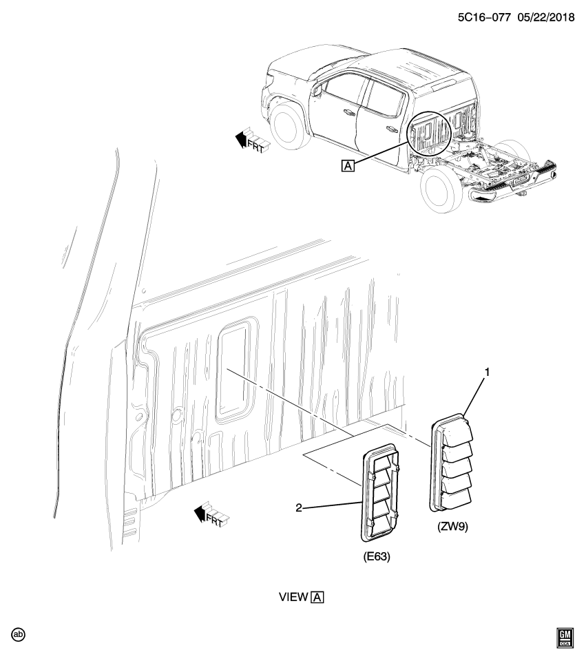 GM 84619998 Valve, Body Lock Pillar