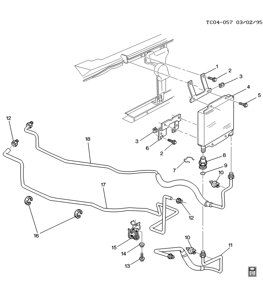 GM 15980574 Hose, Transmission Oil Cooler