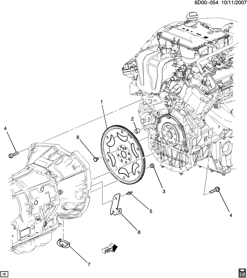 GM 24046608 Cover, Flywheel & Clutch & Converter Housing