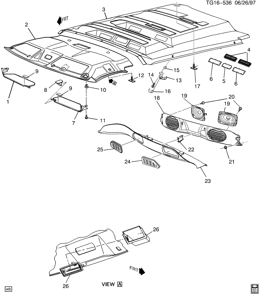 GM 84662166 Sunshade, Sunshade