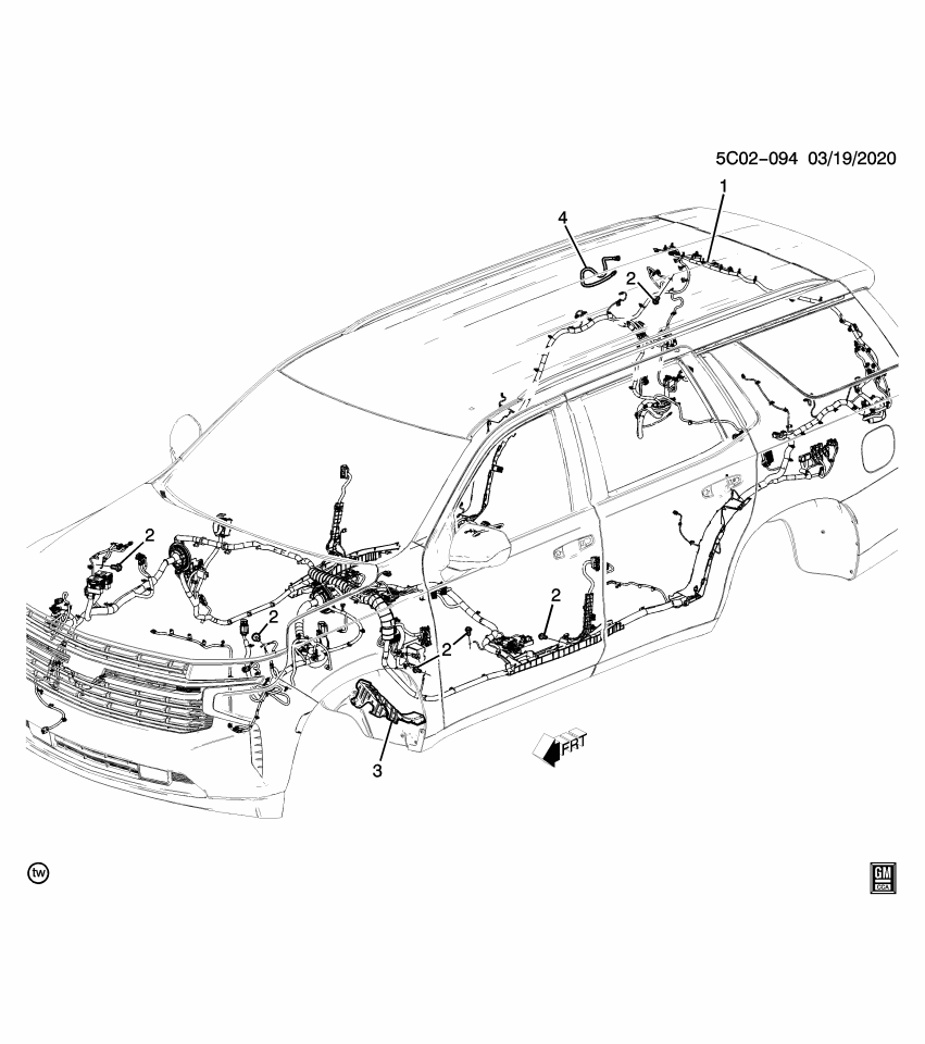 GM 84752326 Bracket, Floor And Toe Panel