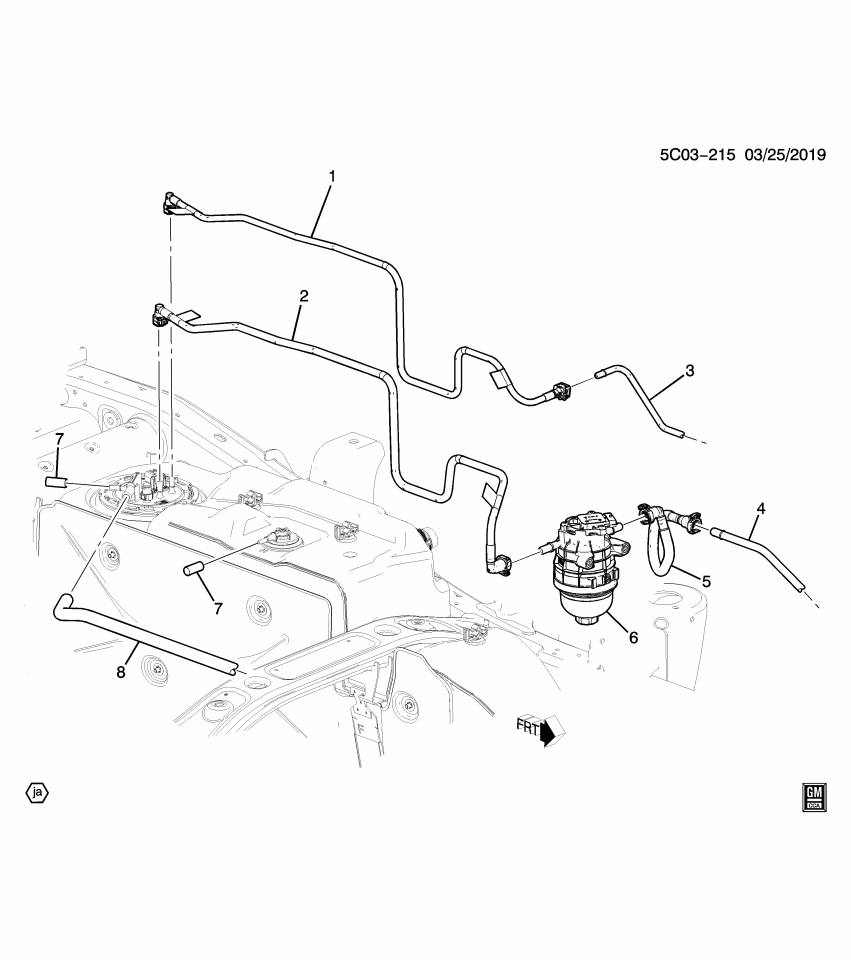 GM 85546691 Pipe, Fuel Line
