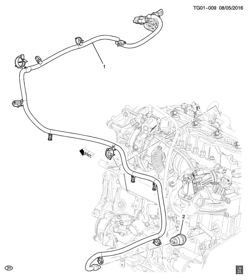 GM 84966219 Cord, Engine Coolant Heater