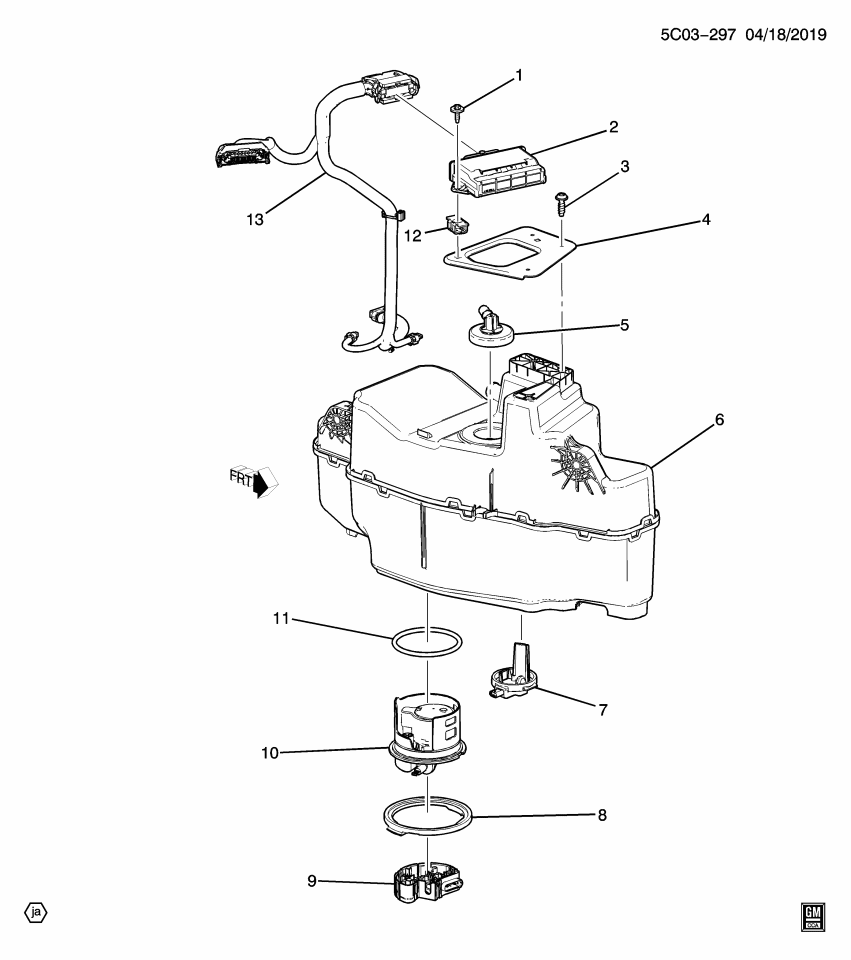 GM 85626170 Tank, Evaporation Emission System(Fuel Tank End)