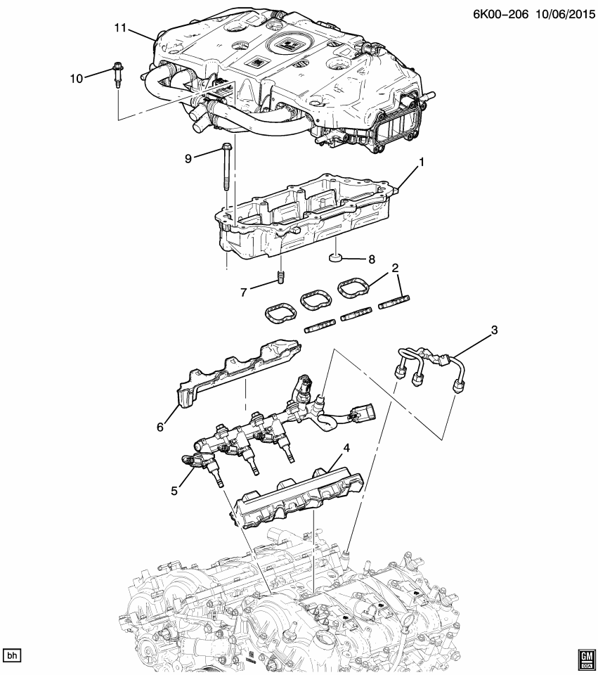 GM 12665472 Shield, Fuel Injection, Lower