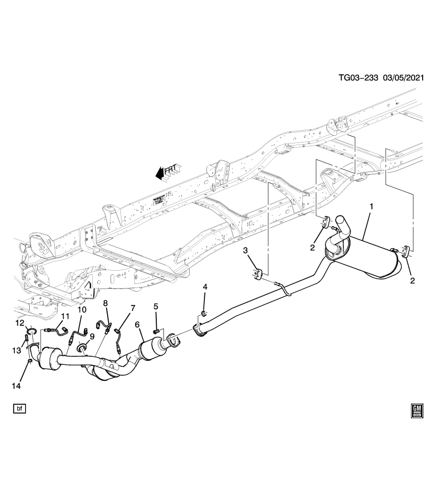 GM 19420296 Converter, Catalytic Converter