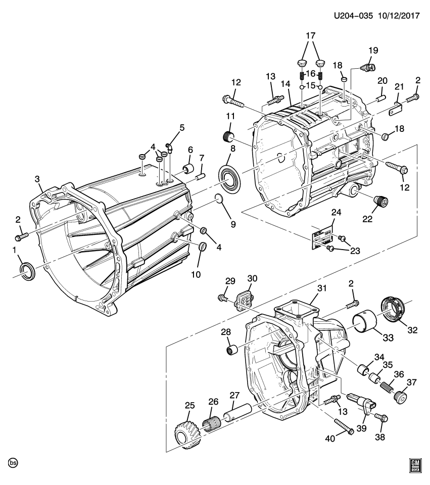 GM 24261937 Bolt, Computer Control Sensors