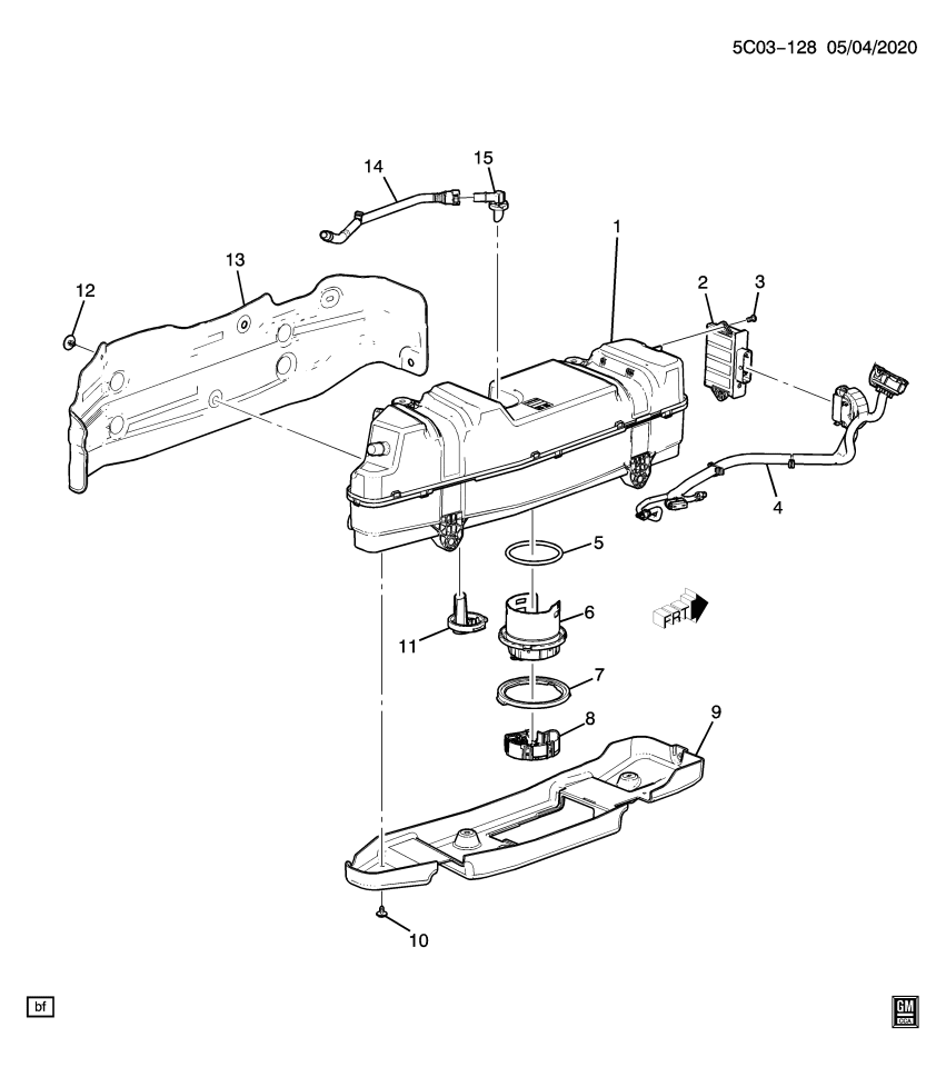 GM 11602899 Bolt, Evaporation Emission System(Fuel Tank End)