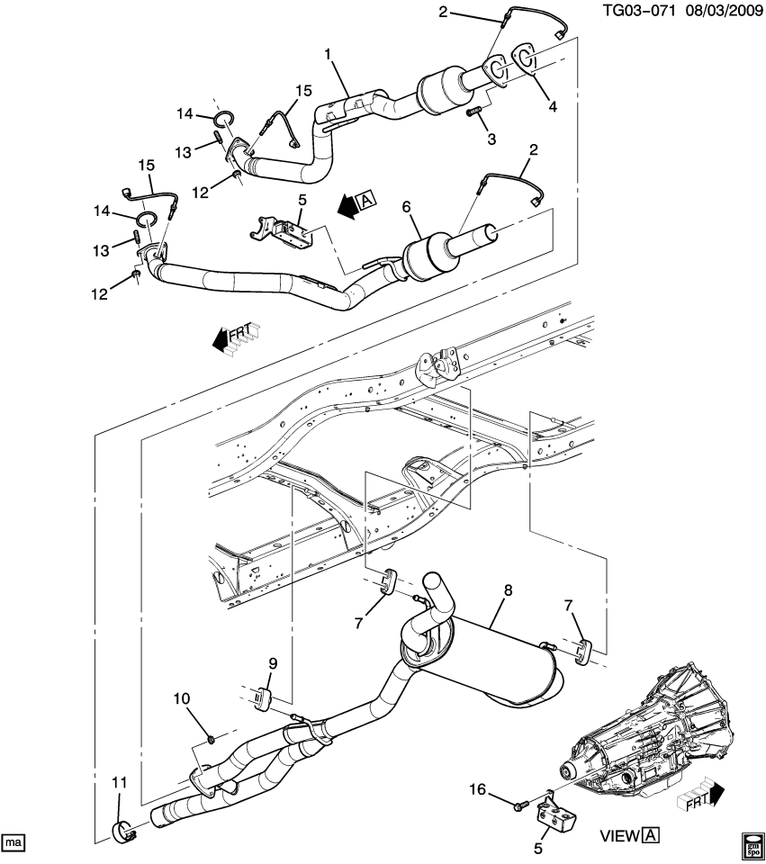 GM 19419596 Converter, Catalytic Converter